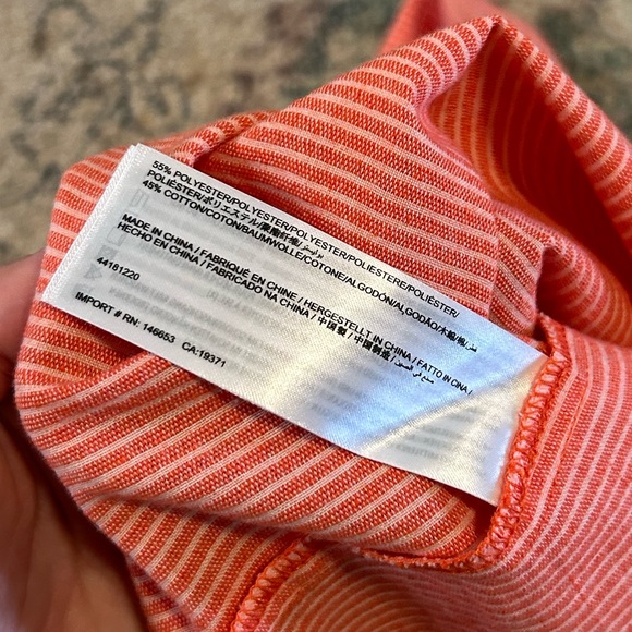 The Fifth Label Coral and White Striped Ruffle Pencil Skirt - Picture 4 of 4